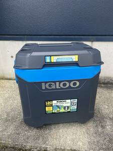 IGLOOi glue cooler-box 58L outdoor camp fishing blue 