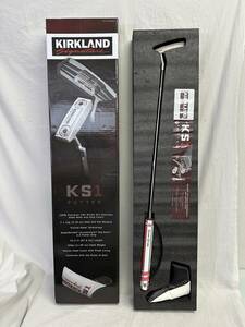 【未使用・保管品】　Kirkland Signature　カークランド　KS1　パター　ゴルフパター　右利き用　ヘッドカバー付き