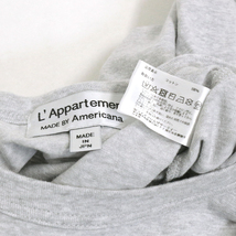 L'Appartement MADE BY Americana 21AW Half Sleeve T-sh ハーフスリーブTシャツ 21070570001930 アパルトモン メイドバイ アメリカーナ_画像3