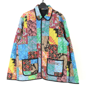 Supreme 19SS Reversible Patchwork Quilted Jacket リバーシブルパッチワークキルテッドジャケット M シュプリーム