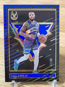 Damian Lillard 2023-24 Panini Recon Base Blue/99 NBA Basketball