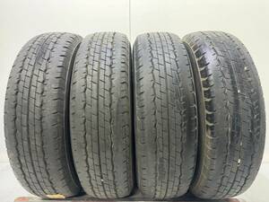 A672 【195/80R15】 107/105L LT 2018（1本）〜2019（3本) DUNLOP SP175N ノーマルタイヤ　4本 7分山