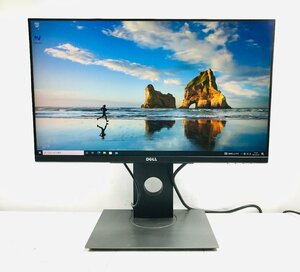 Dell P2418HT 23.8インチマルチタッチモニタ－(フルHD/IPS非光沢/HDMI,DP,VGA/高さ調整/チルト)　動作品