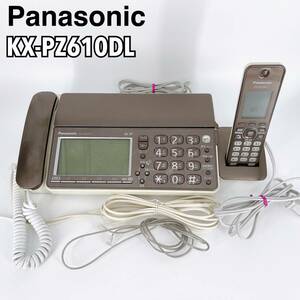  текущее состояние товар Panasonic Panasonic KX-PZ610DL беспроводная телефонная трубка имеется FAX телефонный аппарат ..... цифровой беспроводной факс родители машина Brown 