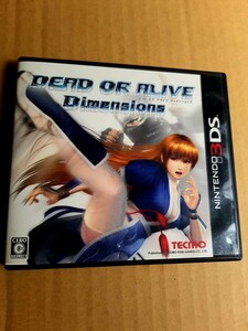 * prompt decision * Nintendo 3DS soft Dead or Alive dimension zDEAD OR ALIVE Dimensions instructions * post card equipped 