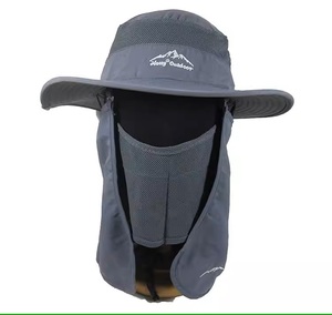  new goods Europe Hatty Outdoor height ventilation sunshade trekking hat upper part mesh free size black 