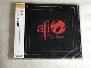 ■CD新品■ シング・ザ・ソロウ AFI エー・エフ・アイ 管理HHタ箱100