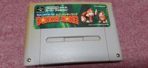 * SFC [ super Donkey Kong ] Quick post 185 jpy .5ps.@ till including in a package possible, box. instructions none soft only / operation guarantee attaching 