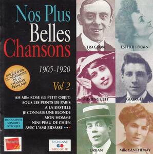 輸 Various Nos Plus Belles Chansons ● 1905-1920 ● Vol. 2◆規格番号■941299◆送料無料■即決●交渉有