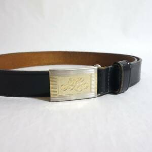 【TIMEWORN CLOTHING レザー イニシャルベルト 32】ナローベルト AT LAST & CO. INITIAL BELT BUTCHER PRODUCTS