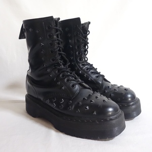 【定価3.3.万 ドクターマーチン 1490 STUD 10ホール スタッズ 厚底 ブーツ UK7（26cm）】Dr.Martens JADON クレイジーボム