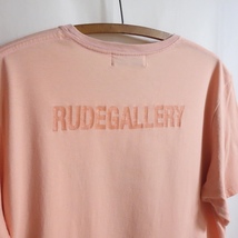 【21SS RUDE GALLERY ルードギャラリー RUDE AND CHAOS Tシャツ 4】ビッグシルエット フロッキープリント_画像4