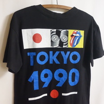 【（C）1989 The Rolling Stones ローリング・ストーンズ ツアーTシャツ M】BROCKUM 80's ビンテージ NORTH AMERICAN TOUR Steel Wheels_画像4