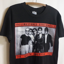 【（C）1989 The Rolling Stones ローリング・ストーンズ ツアーTシャツ M】BROCKUM 80's ビンテージ NORTH AMERICAN TOUR Steel Wheels_画像1