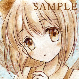 Art hand Auction Hand-drawn illustration ◆ Cirno Touhou Project (sepia tone) (postcard), Comics, Anime Goods, Hand-drawn illustration