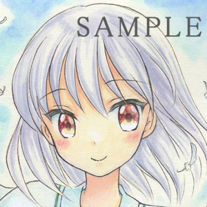 Art hand Auction Illustration dessinée à la main ◆ Projet Sagume Kishin Touhou (B6), Des bandes dessinées, Produits d'anime, Illustration dessinée à la main
