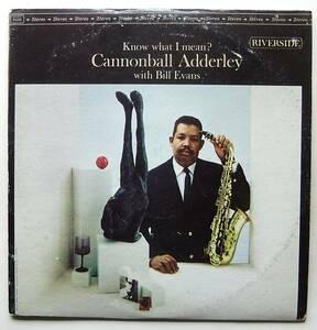 ◆ CANNONBALL ADDERLEY - BILL EVANS / Know What I Mean? ◆ Riverside RLP-9433 (BGP:black) ◆