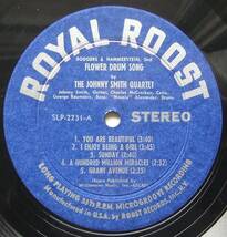 ◆ JOHNNY SMITH Quartet / Flower Drum Song ◆ Roost SLP 2231 (blue:dg) ◆ V_画像3