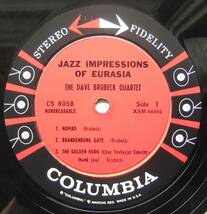 ◆ DAVE BRUBECK Quartet / Jazz Impressions of Eurasia ◆ Columbia CS 8058 (6eye) ◆ V_画像3