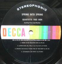 ◆ QUARTETTE TRES BIEN / Spring Into Spring ◆ Decca DL 74617 (color) ◆_画像4