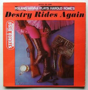 ◆ ROLAND HANNA / Destry Rides Again, KENNY BURRELL ◆ Atco 33-108 (yellow:dg) ◆