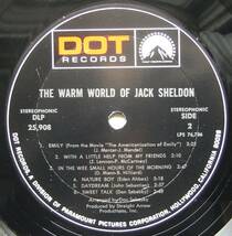 ◆ The Warm World of JACK SHELDON ◆ Dot DLP 25908 ◆ V_画像4