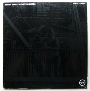 ◆ KENNY BURRELL / Night Song ◆ Verve V6-8751 (MGM) ◆ V