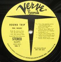 ◆ PHIL WOODS / Round Trip ◆ Verve V6-8791 (MGM:promo) ◆ Q_画像4