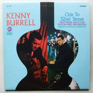 ◆ KENNY BURRELL / Ode To 52nd Street ◆ Cadet LPS 798 (dg:postcard) ◆ V