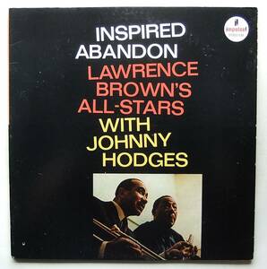 ◆ LAWRENCE BROWN with JOHNNY HODGES / Inspired Abandon ◆ Impulse AS-89 (red/black:VAN GELDER) ◆