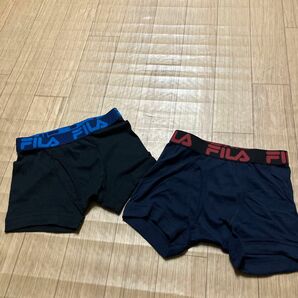 （値下げ不可！）フィラ　FILA ボクサーパンツ　下着　肌着　ブリーフ　130 2枚組　セット