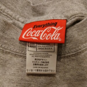 レア　USA製　コカ・コーラ　Tシャツ　グレー