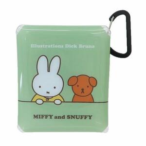 ミッフィー クリアマルチケースSS 小物入れ カラビナ付き ポーチ ケース MIFFY and SNUFFY 074459