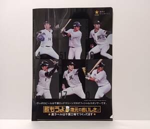 千葉ロッテマリーンズ　A4　クリアファイル　佐々木朗希　2024年　球場配布品　