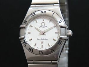 **OMEGA Omega Constellation Constellation 795.1203 quartz Cal.1456 silver face SS lady's operation goods ( battery replaced )**