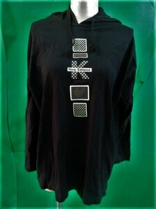 KETTY ケティ 黒のトレーナーとパーカー Tシャツのセット 綿100％ 日本製 ワッペンとロゴデザイン ロマンチック 姫系