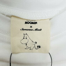 【F】MOOMIN×SamansaMos2 ホワイト ドットプリントロンティ 長袖Tシャツ トップス レディース リトルミイ タグ サマンサモスモス ムーミン_画像6