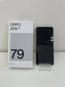 【1円スタート・中古】 OPPO A79 5G 4GB/128GB グローグリーン A303OP SIMフリー 利用制限〇 Y!mobile版