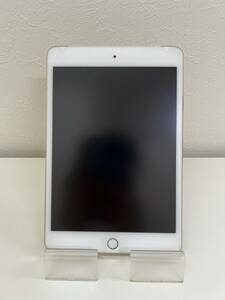 【中古/simフリー】iPad mini4 128GB Wi-Fi＋Cellular ゴールド SoftBank 判定◯ A1550【1円スタート】