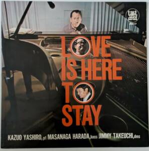 【和ジャズ LPレコード】八城一夫・原田政長・ジミー竹内 / LOVE IS HERE TODAY（TAKT JAZZ-17）Japanese Jazz