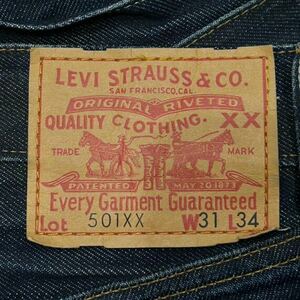 Levi's リーバイス 501XX W31 L34 BigE 55501 セルビッチ 赤耳 ボタンフライ 紙パッチ 隠しリベット トルコ製 美品！ ヒゲ ハチノス