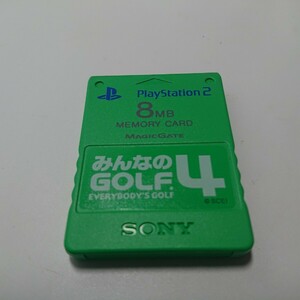 ps2 メモリーカード みんなのGOLF