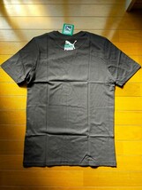 PUMA プーマ グラフィック Tシャツ Sサイズ ブラック 黒 半袖 定価4950円 y10015-1-HZ10_画像5