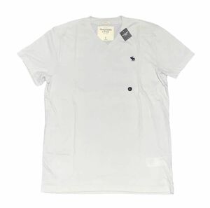 アバクロンビー&フィッチ アバクロ A&F 半袖Tシャツ カットソー MUSCLE ワンポイントロゴ L(USサイズ) 新品