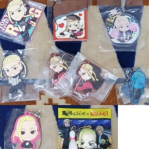 東京リベンジャーズ 龍宮寺堅 ドラケン ラバーストラップ等 9点まとめて ラウンド1 プリカフェ