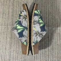 【美品】BIRKENSTOCK PAPILLIO ビルケンシュトック パピリオ ZURICH チューリッヒ サンダル 花柄 フラワー ハイビスカス ボタニカル アロハ_画像7