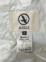 衝撃プライス！『最強アウトドア！』【AIGLE エーグル/刺繍ロゴ】マウンテンパーカー！ナイロンジャケット【S/黄緑】I95_画像3