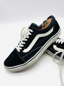 衝撃プライス！『最強スタメンの1足！』【VANS バンズ/オールドスクール V36CL+】ベーシックスニーカー！黒白/jp27.5cm！4.30