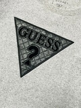 衝撃プライス！『ファン待望モデル！』【GUESS ゲス】裏起毛 クルーネック スウェットトレーナー【S/グレー】G98_画像4