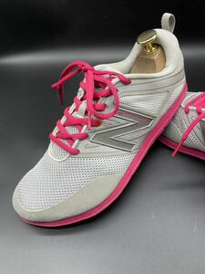  impact price![ various scene . large activity!][NB New balance /Minimus] high class running shoes! gray × pink /jp25cm!5.13